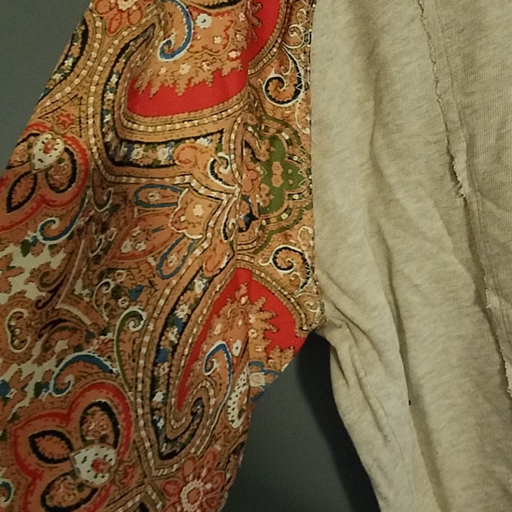 NWT Free People Vintage Affair Cotton Printed Swea - Picture 6 of 6